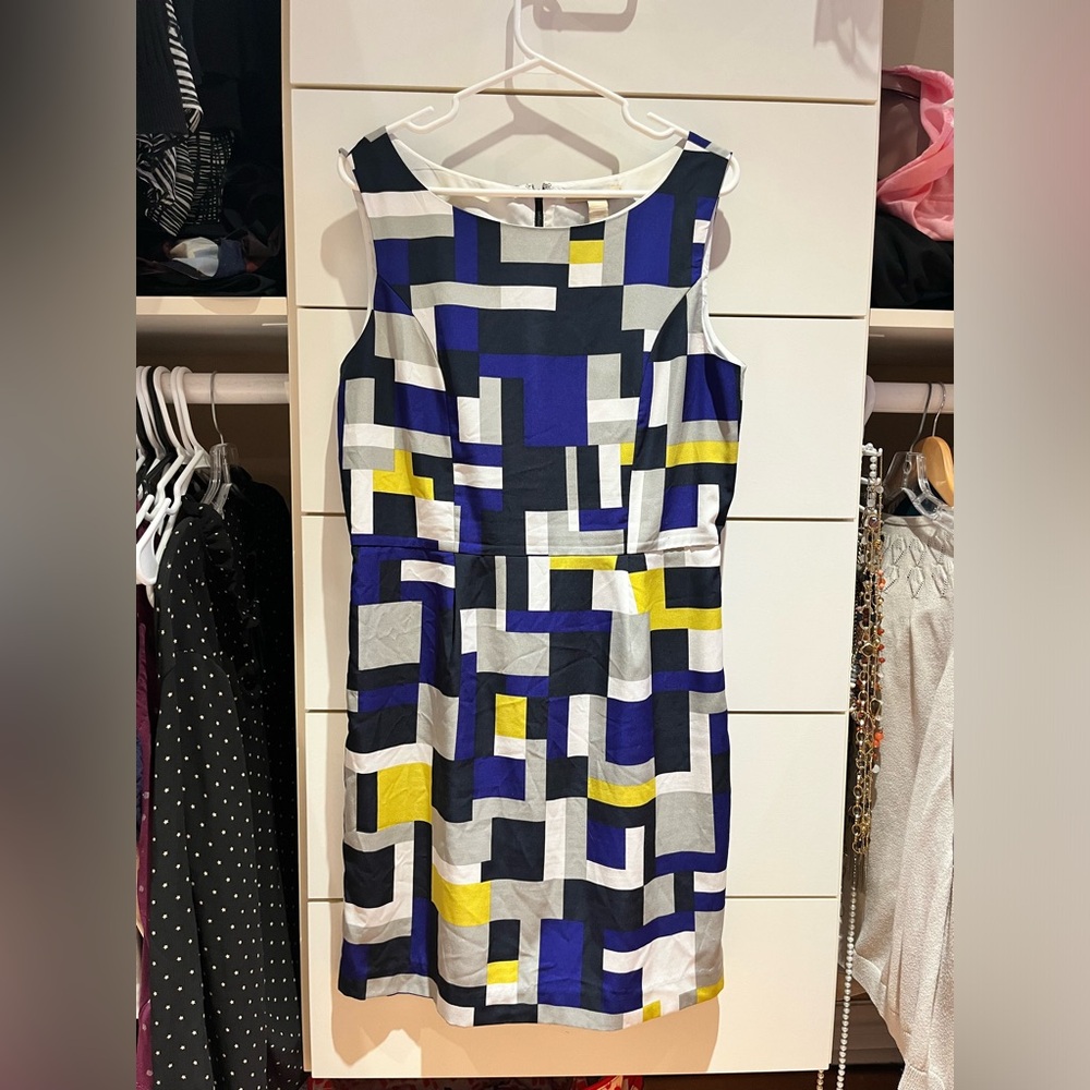 Banana Republic geometric pattern dress